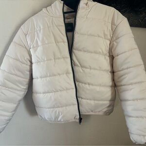 Cream Puffer Jacket xsmall